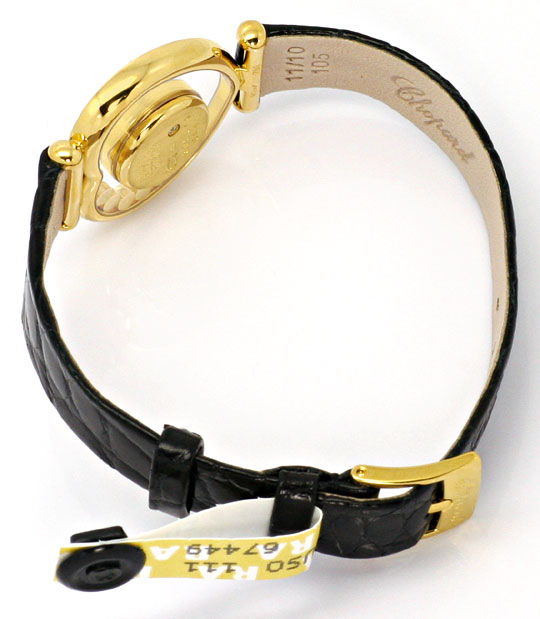 Foto 8 - Chopard Happy Diamonds Herz Damen-Armbanduhr, Gelb Gold, U2231